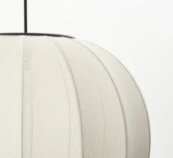 Suspension*Made by Hand Suspension, Knit-wit, rond, , Ø60cm, H55cm - blanc perle