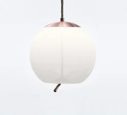 Suspension*Brokis Suspension, Knot Sfera, , Ø50cm - Cuivre, blanc