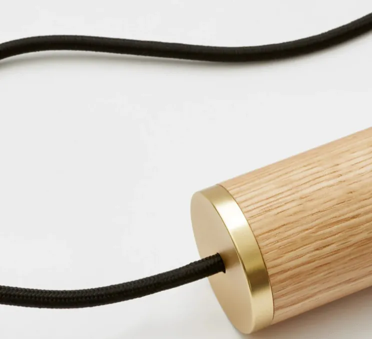 Suspension, Knuckle, chêne, Ø5cm, H8cm - Tala