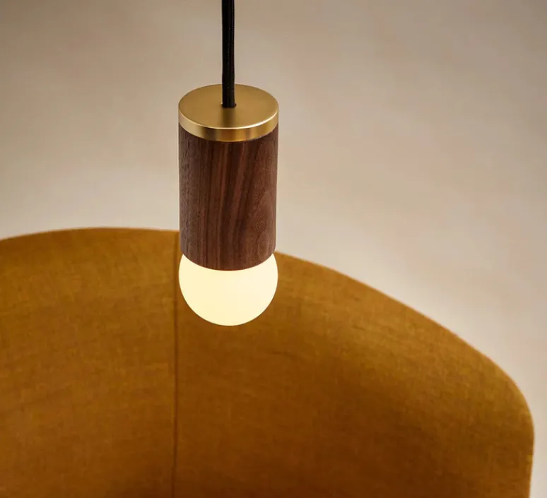 Suspension*Tala Suspension, Knuckle, , Ø5cm, H8cm - noyer