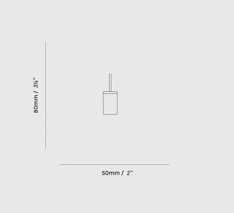 Suspension*Tala Suspension, Knuckle, , Ø5cm, H8cm - noyer