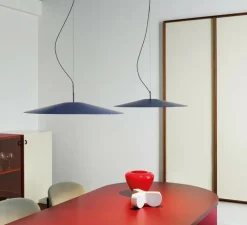 Suspension*Luceplan Suspension, Koinè, , LED, dim, coupure de phase, 2700K, Ø37cm, H8cm - bleu