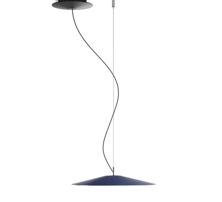 Suspension*Luceplan Suspension, Koinè, , LED, dim, coupure de phase, 2700K, Ø37cm, H8cm - bleu
