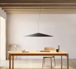 Suspension*Luceplan Suspension, Koinè, , LED, dim, coupure de phase, 2700K, Ø110cm, H15cm - noir mat