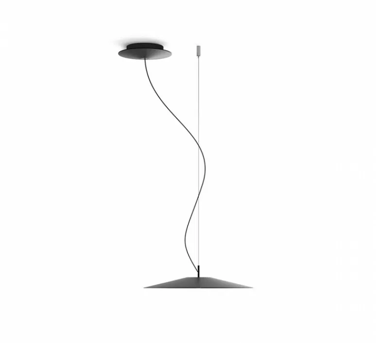 Suspension*Luceplan Suspension, Koinè, , LED, dim, coupure de phase, 2700K, Ø37cm, H8cm - noir mat