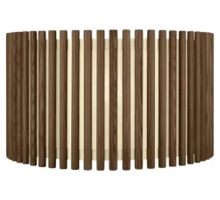 Suspension, Komorebi Circle Large, Chêne Foncé, Ø44,7cm, H28,7cm - Umage