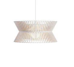 Suspension*Secto Design Suspension, Kontro 6000, , LED, Ø45cm, H21cm - blanc laminé