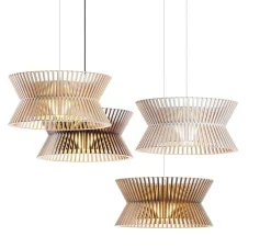 Suspension*Secto Design Suspension, Kontro 6000, , LED, Ø45cm, H21cm - blanc laminé