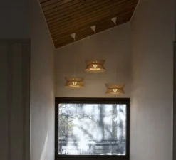 Suspension, Kontro 6000, bouleau naturel, LED, Ø45cm, H21cm - Secto Design