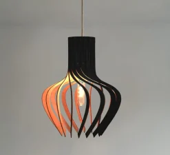 Suspension*Piatoni Suspension, Kåputafunat, , Ø30cm, H39cm - bois de bouleau noir