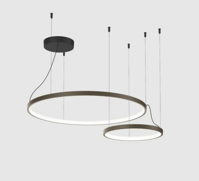 Suspension*Wever&Ducré Suspension, Kujo 3.1, , LED, dim, 2700K, 3100 lm, Ø75,6cm, H30cm - bronze