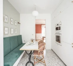 Suspension*KDLN Suspension, Kushi 16, , Ø16cm, H26cm - blanc et laiton