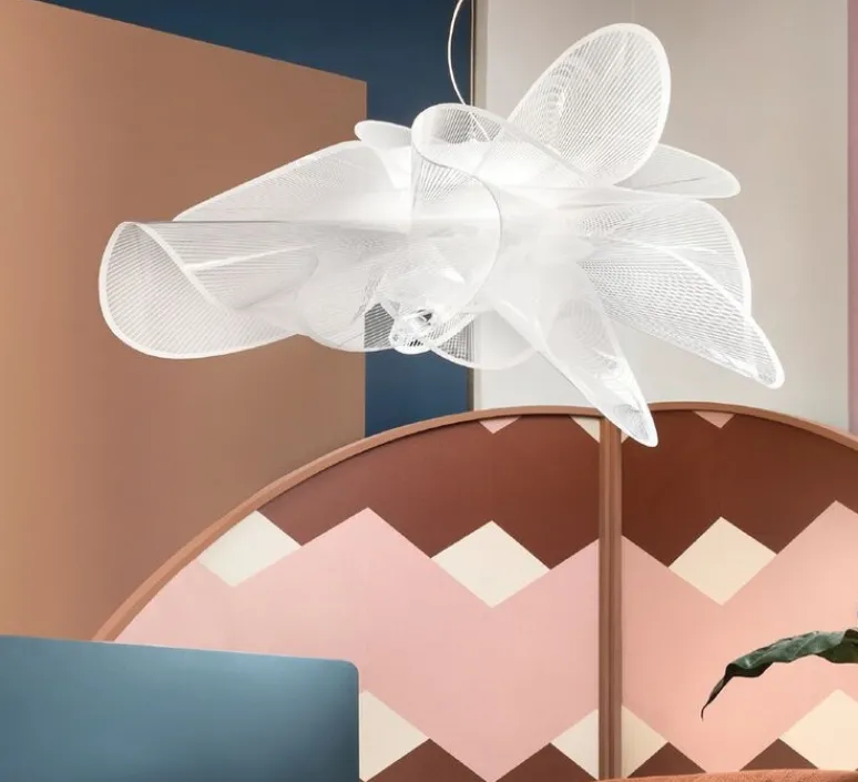 Suspension*Slamp Suspension, La belle étoile L, , LED, 3000K, 4300lm Ø90cm, H55cm - blanc