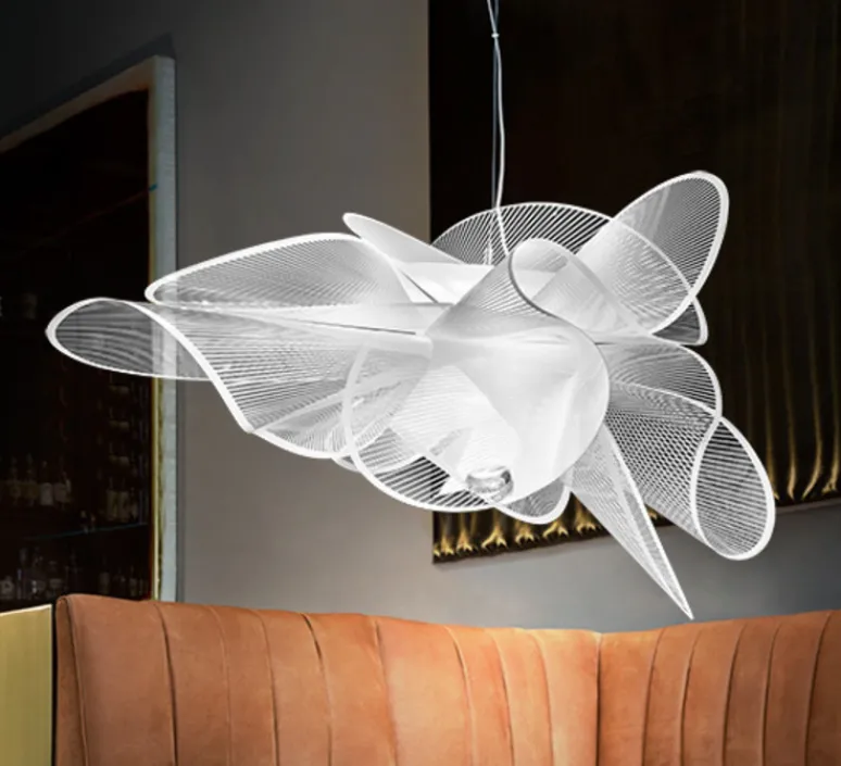 Suspension*Slamp Suspension, La belle étoile L, , LED, 3000K, 4300lm Ø90cm, H55cm - blanc