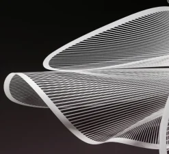 Suspension*Slamp Suspension, La belle étoile L, , LED, 3000K, 4300lm Ø90cm, H55cm - blanc