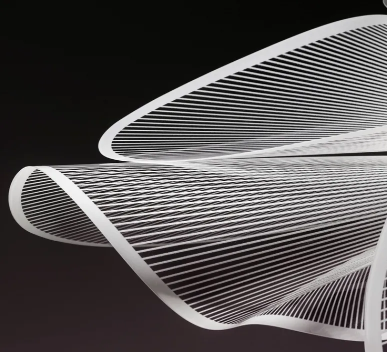 Suspension*Slamp Suspension, La belle étoile L, , LED, 3000K, 4300lm Ø90cm, H55cm - blanc