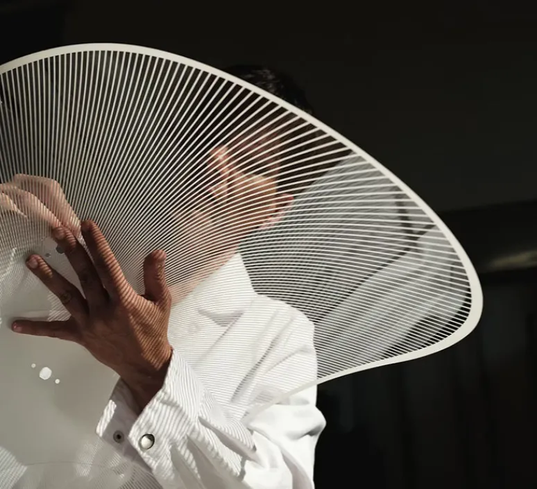 Suspension*Slamp Suspension, La belle étoile L, , LED, 3000K, 4300lm Ø90cm, H55cm - blanc