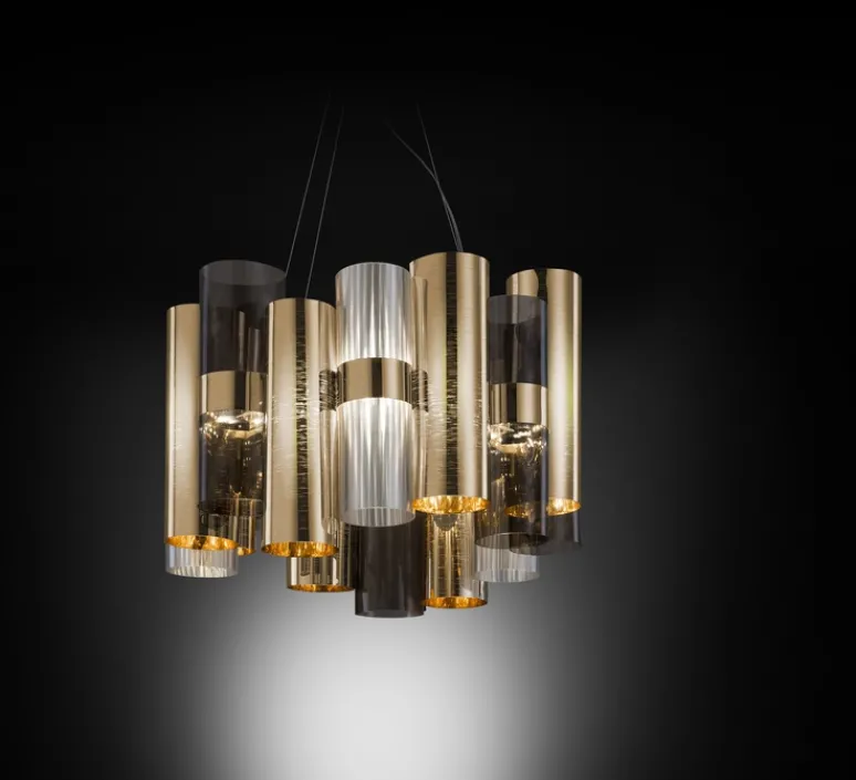 Suspension*Slamp Suspension, La Lollo, , Ø48cm, LED - or