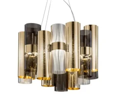 Suspension*Slamp Suspension, La Lollo, , Ø48cm, LED - or