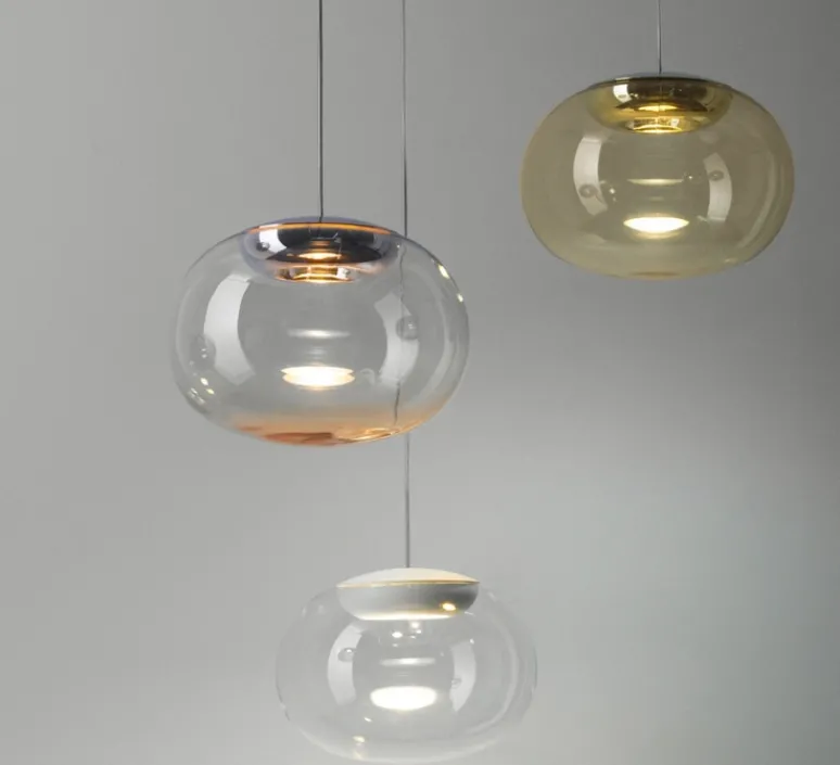 Suspension*Stilnovo Suspension, La Mariée, , LED, dim, 3000K, 1008 lm, Ø28cm, H21,3cm - or