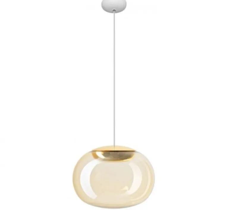 Suspension*Stilnovo Suspension, La Mariée, , LED, dim, 3000K, 1008 lm, Ø28cm, H21,3cm - or