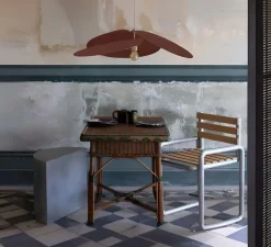 Suspension*Georges Suspension, La Pensée, , Ø85cm, H90cm - sienne intense