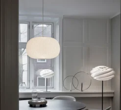 Suspension*Le Klint Suspension, Lamella 1, LED, Ø46cm, H33cm - blanc, or,