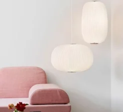 Suspension*Le Klint Suspension, Lamella 1, LED, Ø46cm, H33cm - blanc, or,