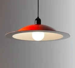 Suspension*Stilnovo Suspension, Lampiatta, , Ø28,2cm, H16,8cm - rouge