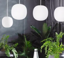 Suspension, Lantern Medium, blanc, Ø30cm, H30cm - New Works