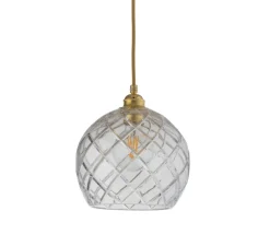 Suspension*Ebb and Flow Suspension, Large Check, Crystal Rowan 22, , Ø22cm, H22cm - transparent, or