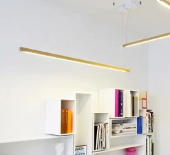 Suspension, LED28, chêne, 3000K, 670 lm, L120cm - TUNTO