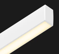 Suspension*Doxis Suspension, LEDLiner 40 Ready To Go, Up&Down, mat, LED, 3000K, 3120lm, L74cm, H7cm - blanc