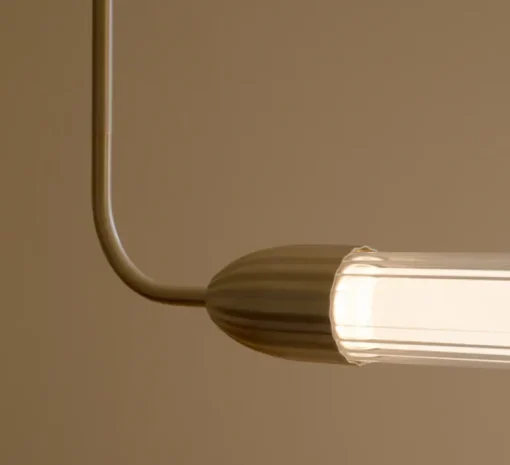 Suspension*Umage Suspension, Lemon squeeze linear, , L137,3m, H48,7cm - laiton, verre opalin