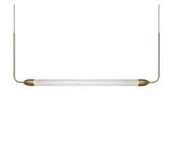 Suspension*Umage Suspension, Lemon squeeze linear, , L137,3m, H48,7cm - laiton, verre opalin