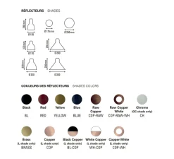 Suspension*DCW éditions Paris Suspension, Les Acrobates de Gras N°322, , Ø26cm, H21,6cm - bleu/intérieur blanc