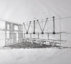 Suspension*DCW éditions Paris Suspension, Les Acrobates de Gras N°322, , Ø32cm, H23cm - noir/intérieur blanc