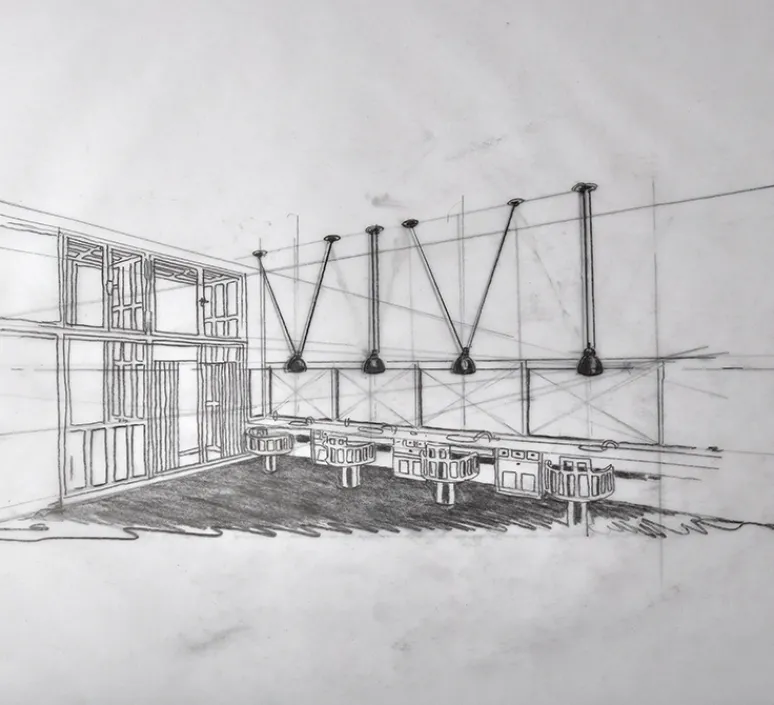 Suspension*DCW éditions Paris Suspension, Les Acrobates de Gras N°322, , Ø32cm, H23cm - noir/intérieur blanc