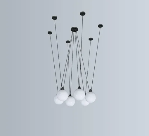 Suspension, Les Acrobates de Gras N°326, opalin, Ø17,5cm, H17,5cm - DCW éditions Paris