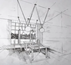 Suspension*DCW éditions Paris Suspension, Les Acrobates de Gras N°324, , Ø32cm, H23cm - noir/intérieur blanc