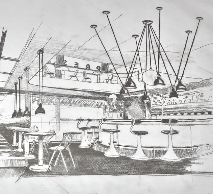Suspension, Les Acrobates de Gras N°322, opalin, Ø25cm, H25cm - DCW éditions Paris