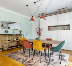 Suspension*DCW éditions Paris Suspension, Les Acrobates de Gras N°323 XL, , Ø32cm, H23cm - rouge/intérieur blanc