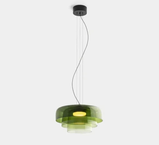 Suspension*LEDS C4 Suspension, Levels, 3 Bodies, , LED, dim, 2700-3000-4000K, 1381 lm, Ø42cm, H26cm - vert