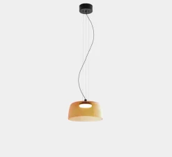 Suspension*LEDS C4 Suspension, Levels, 1 Body, , LED, dim, 2700-3000-4000K, 1255 lm, Ø20cm, H32cm - ambré