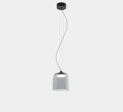 Suspension*LEDS C4 Suspension, Levels, 1 Body, , LED, dim, 2700-3000-4000K, 1255 lm, Ø22cm, H27cm - fumé