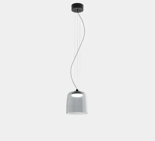 Suspension*LEDS C4 Suspension, Levels, 1 Body, , LED, dim, 2700-3000-4000K, 1255 lm, Ø22cm, H27cm - fumé