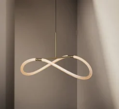 Suspension*Graypants Suspension, Levity Halo 180, , LED, dim, 2450K, 2500 lm, Ø60cm, H36cm - laiton