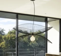 Suspension, Libellule L, noir, Ø100cm, H40cm - Forestier