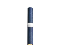 Suspension*Oblure Suspension, Lightbone M, , LED, Ø7,6cm, H53,6cm - bleu