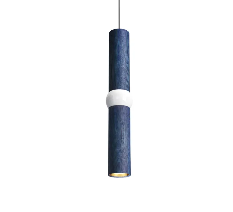 Suspension*Oblure Suspension, Lightbone M, , LED, Ø7,6cm, H53,6cm - bleu